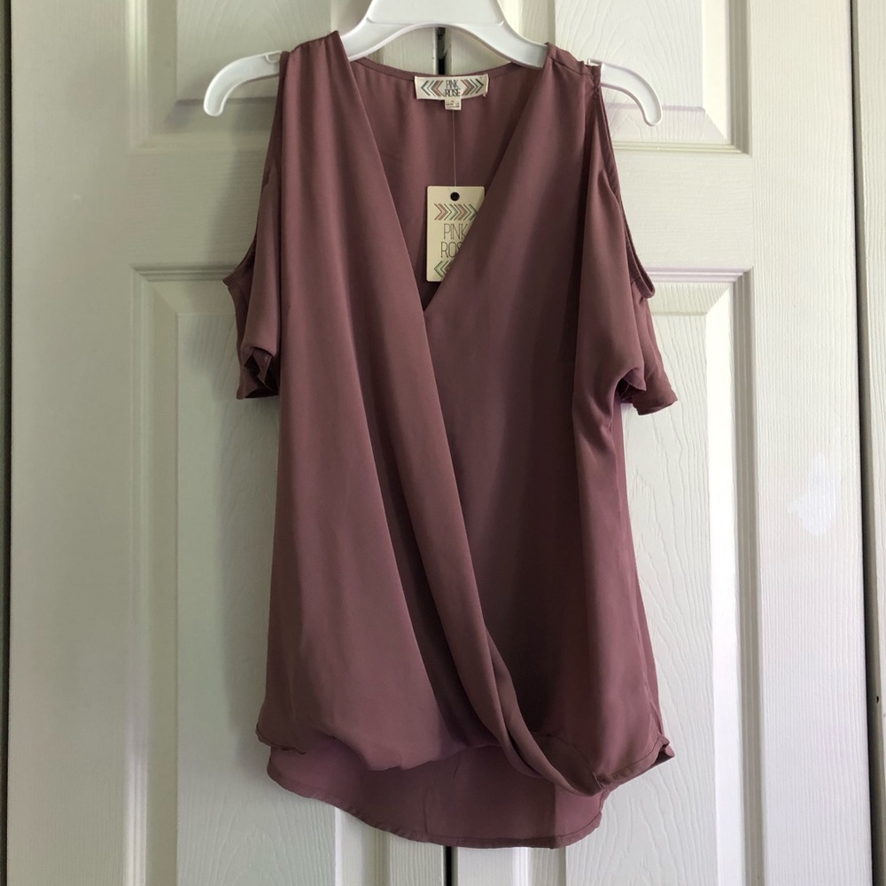 Dusty mauve blouse